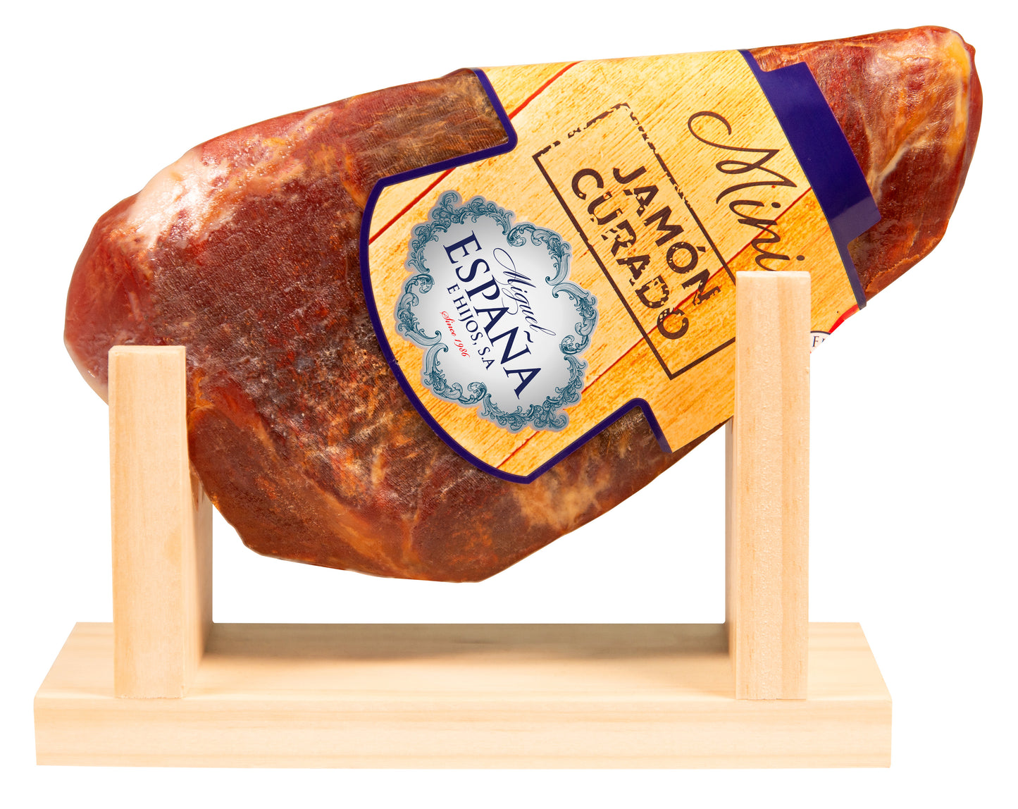 Mini Jamón Curado + Minijamonero + Cuchillo